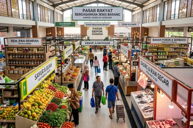 Pasar Berdasarkan Jenis Barang: Pengertian, Jenis, dan Contohnya