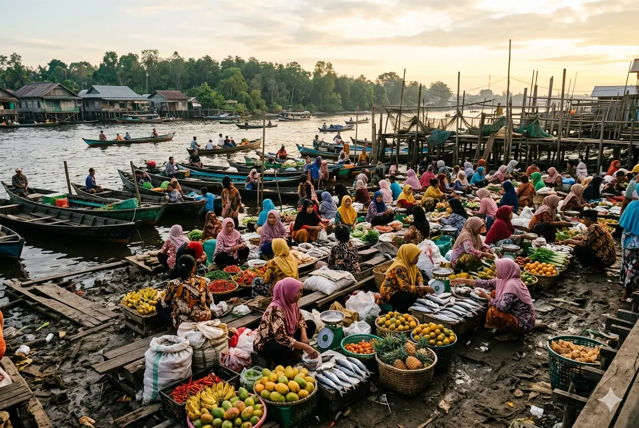 Pengertian Pasar Harian, Mingguan, Bulanan, dan Tahunan Beserta Contohnya (AiStudio)