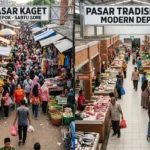 Ciri-Ciri Pasar Kaget dan Perbedaannya dengan Pasar Tradisional (AiStudio)