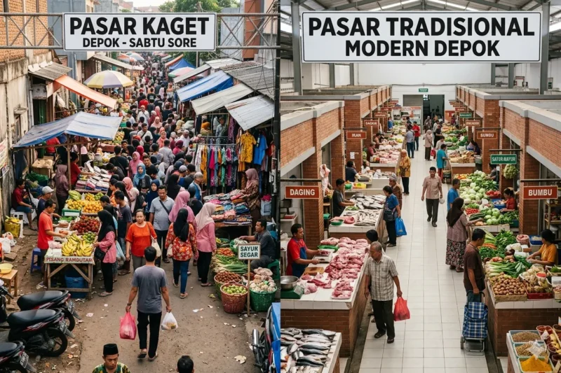 Ciri-Ciri Pasar Kaget dan Perbedaannya dengan Pasar Tradisional
