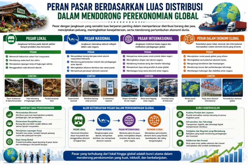 Peran Pasar Berdasarkan Luas Distribusi dalam Mendorong Perekonomian Global