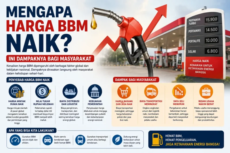 Mengapa Harga BBM Naik? Ini Dampaknya bagi Masyarakat