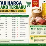 Daftar Harga Sembako Terbaru di Indonesia Tahun 2026 (AiStudio)