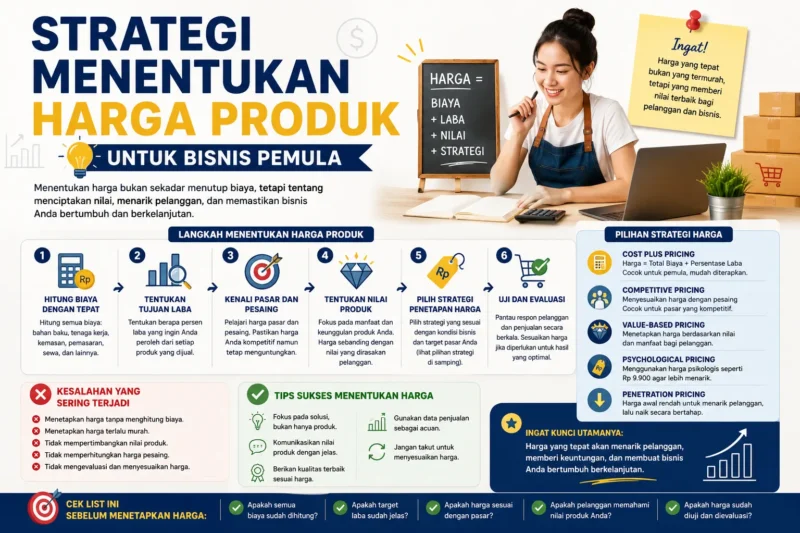 Strategi Menentukan Harga Produk untuk Bisnis Pemula