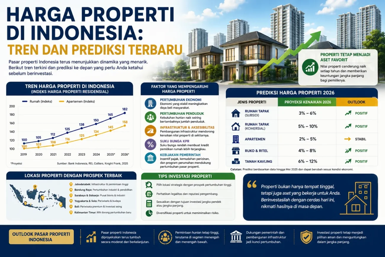 Harga Properti di Indonesia: Tren dan Prediksi Terbaru (AiStudio)