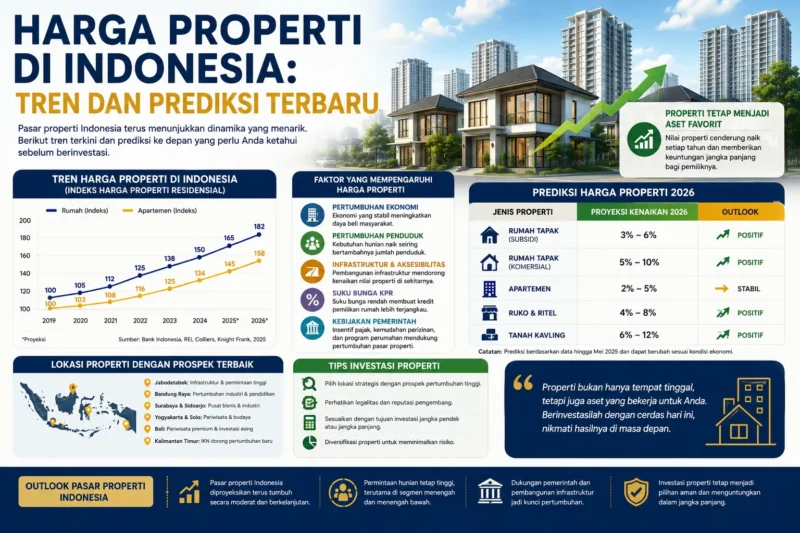 Harga Properti di Indonesia: Tren dan Prediksi Terbaru