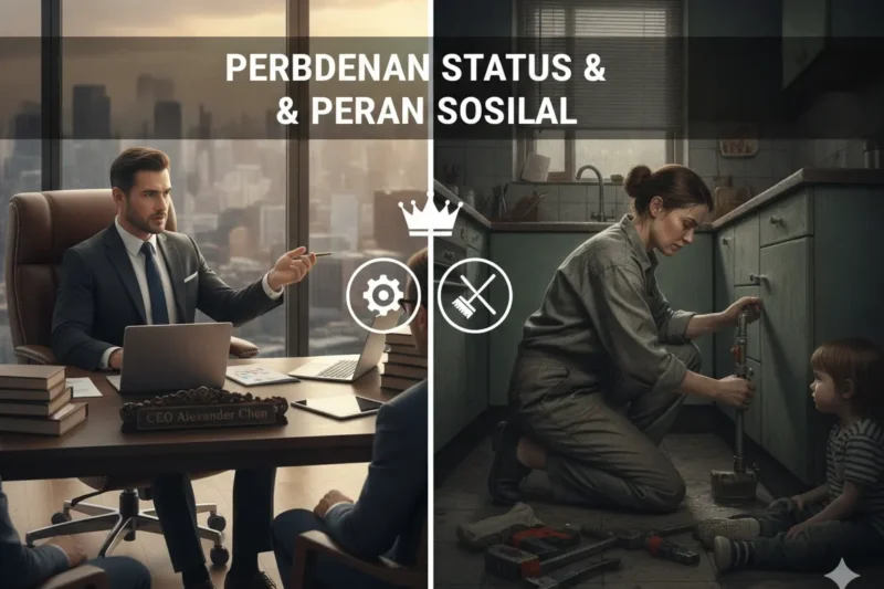 Perbedaan Status Sosial dan Peran Sosial dalam Kehidupan Bermasyarakat