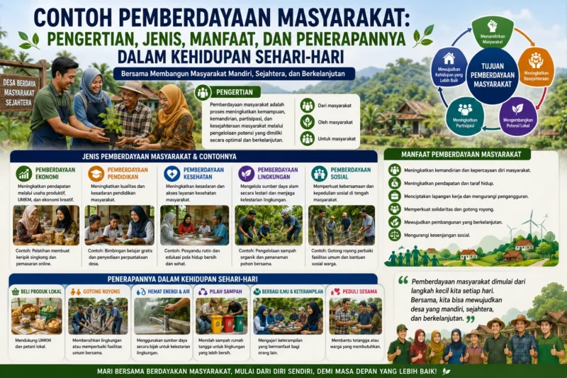 Contoh Pemberdayaan Masyarakat: Pengertian, Jenis, Manfaat, dan Penerapannya dalam Kehidupan Sehari-hari