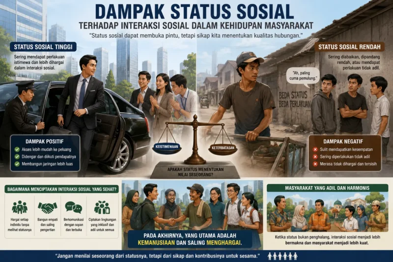 Dampak Status Sosial terhadap Interaksi Sosial dalam Kehidupan Masyarakat