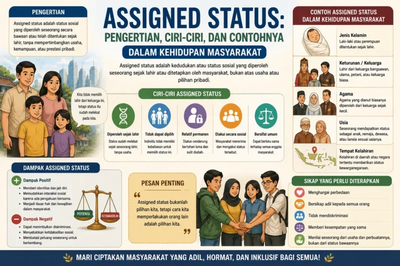 Assigned Status: Pengertian, Ciri-Ciri, dan Contohnya dalam Kehidupan Masyarakat