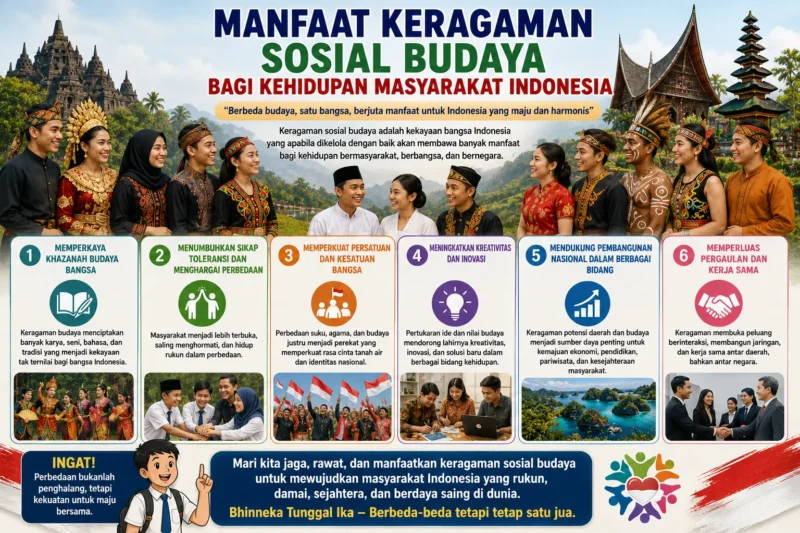 Manfaat Keragaman Sosial Budaya bagi Kehidupan Masyarakat Indonesia