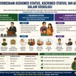 Perbedaan Assigned Status, Ascribed Status, dan Achieved Status dalam Sosiologi (AiStudio)