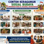 Contoh Keragaman Sosial Budaya di Lingkungan Sekolah, Keluarga, dan Masyarakat (AiStudio)