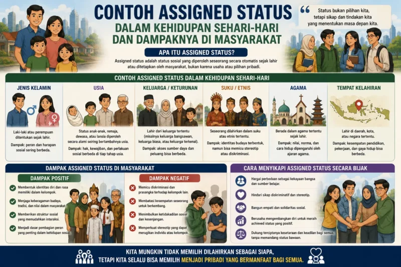 Contoh Assigned Status dalam Kehidupan Sehari-hari dan Dampaknya di Masyarakat