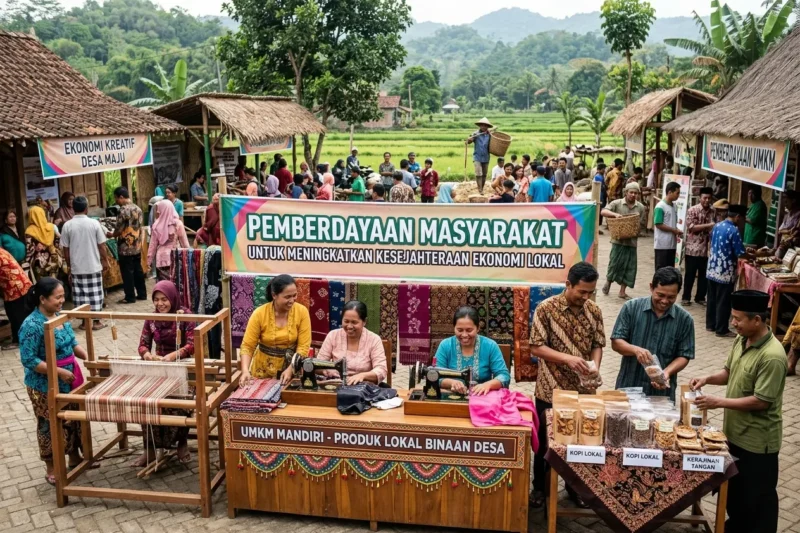 Strategi Pemberdayaan Masyarakat untuk Meningkatkan Kesejahteraan Ekonomi Lokal
