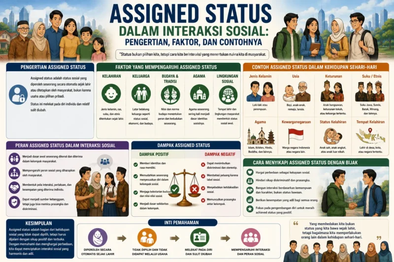 Assigned Status dalam Interaksi Sosial: Pengertian, Faktor, dan Contohnya