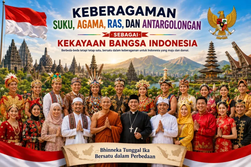 Keberagaman Suku, Agama, Ras, dan Antargolongan sebagai Kekayaan Bangsa Indonesia