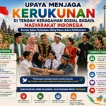 Upaya Menjaga Kerukunan di Tengah Keragaman Sosial Budaya Masyarakat Indonesia (AiStudio)