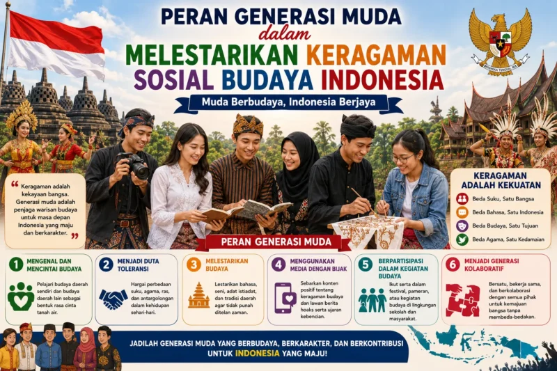 Peran Generasi Muda dalam Melestarikan Keragaman Sosial Budaya Indonesia