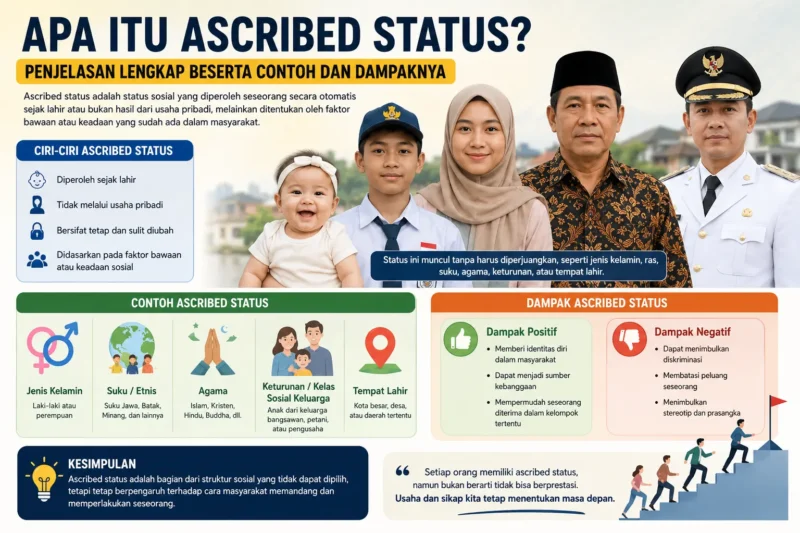 Apa Itu Ascribed Status? Penjelasan Lengkap Beserta Contoh dan Dampaknya