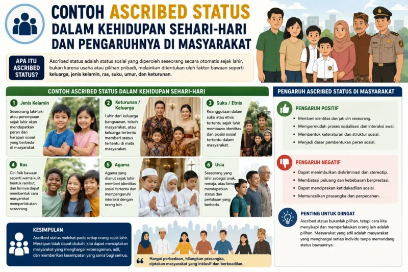 Contoh Ascribed Status dalam Kehidupan Sehari-hari dan Pengaruhnya di Masyarakat