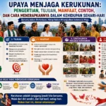 Upaya Menjaga Kerukunan: Pengertian, Tujuan, Manfaat, Contoh, dan Cara Menerapkannya dalam Kehidupan Sehari-hari (AiStudio)