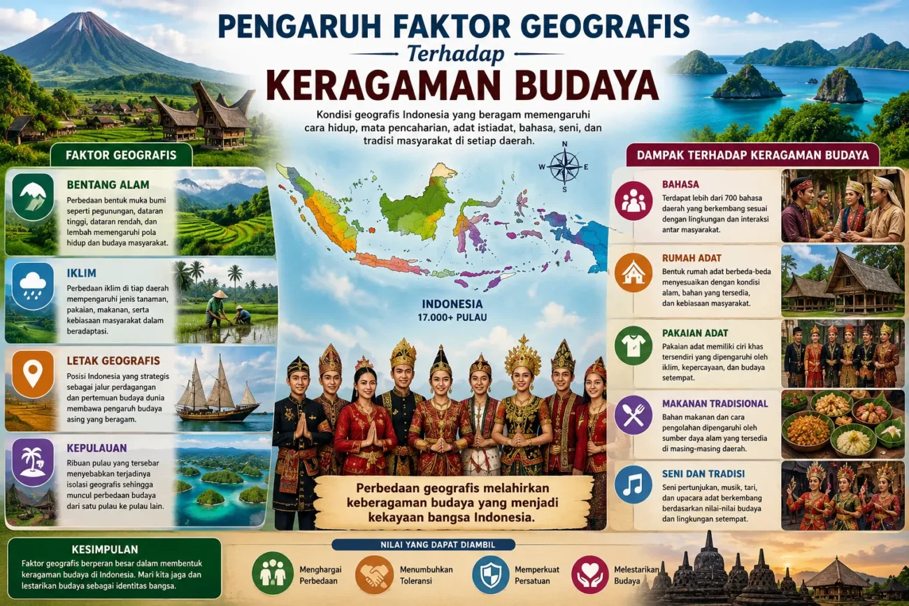 Pengaruh Faktor Geografis Terhadap Keragaman Budaya (AiStudio)