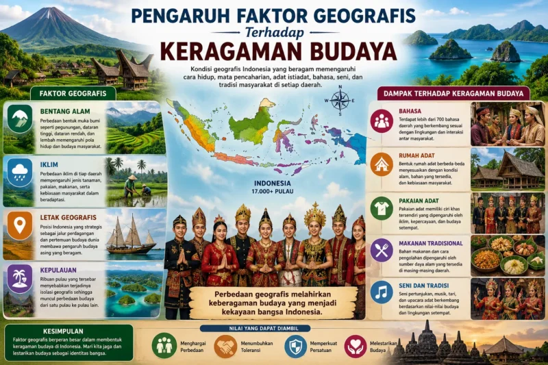 Pengaruh Faktor Geografis Terhadap Keragaman Budaya