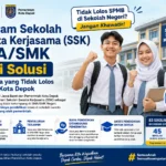 Program Sekolah Swasta Kerjasama (SSK) SMA/SMK Jadi Solusi bagi Siswa yang Tidak Lolos SPMB di Kota Depok (AiStudio)