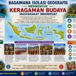 Bagaimana Isolasi Geografis Membentuk Keragaman Budaya Masyarakat Indonesia? (AiStudio)