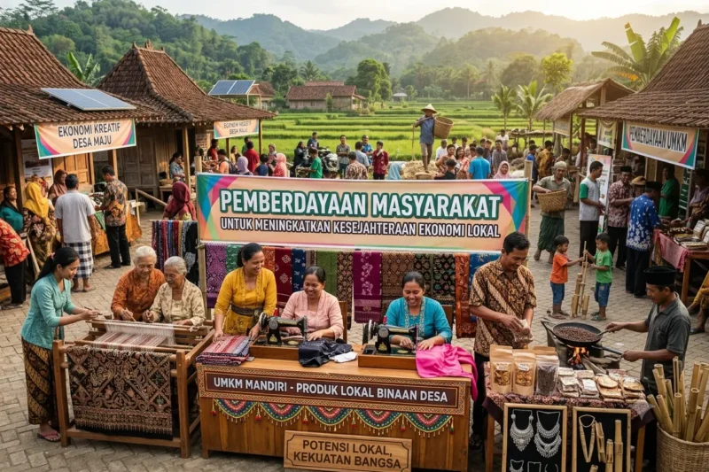 Pemberdayaan Masyarakat Berbasis Potensi Lokal: Konsep dan Implementasinya