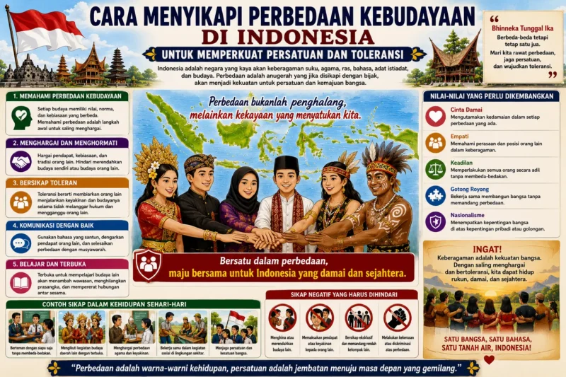 Cara Menyikapi Perbedaan Kebudayaan di Indonesia untuk Memperkuat Persatuan dan Toleransi