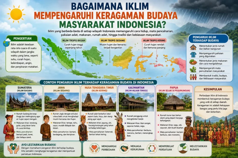 Bagaimana Iklim Mempengaruhi Keragaman Budaya Masyarakat Indonesia?