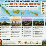 Hubungan Kondisi Iklim dengan Keragaman Budaya di Berbagai Daerah Indonesia (AiStudio)