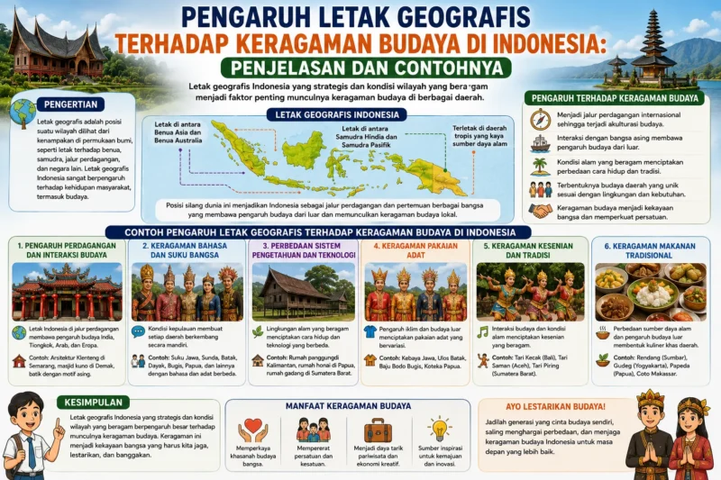 Pengaruh Letak Geografis terhadap Keragaman Budaya di Indonesia: Penjelasan dan Contohnya