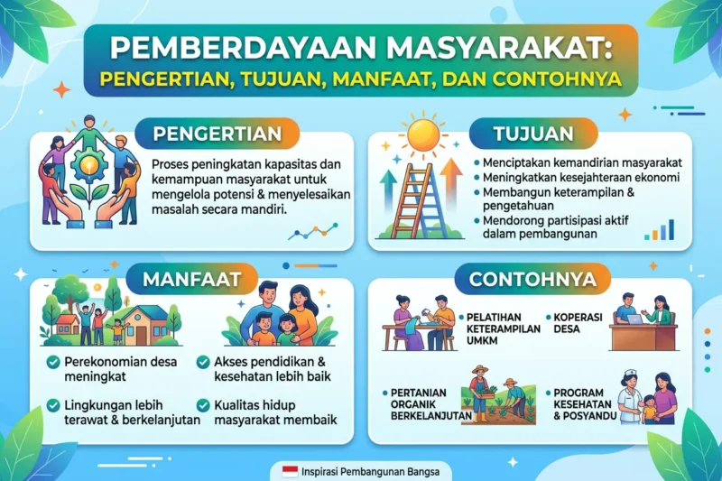 Pemberdayaan Masyarakat: Pengertian, Tujuan, Manfaat, dan Contohnya