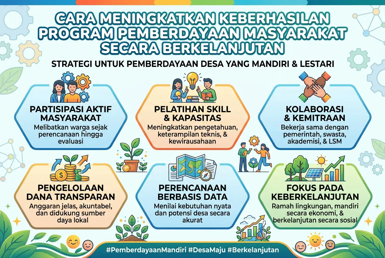 Cara Meningkatkan Keberhasilan Program Pemberdayaan Masyarakat secara Berkelanjutan (AiStudio)
