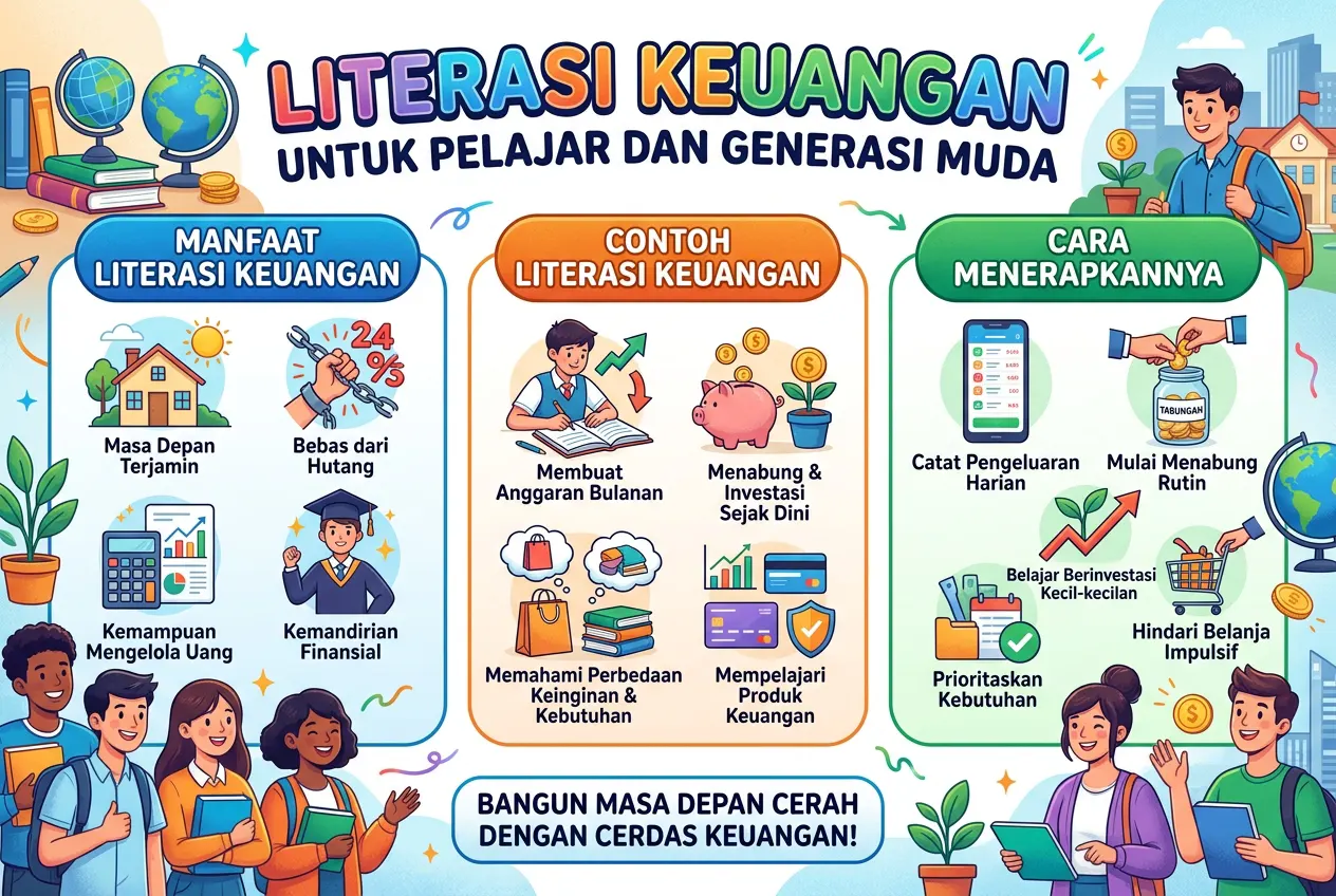 Literasi Keuangan untuk Pelajar dan Generasi Muda: Manfaat, Contoh, dan Cara Menerapkannya (AiStudio)
