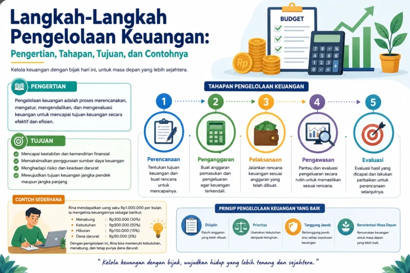 Langkah-Langkah Pengelolaan Keuangan: Pengertian, Tahapan, Tujuan, dan Contohnya