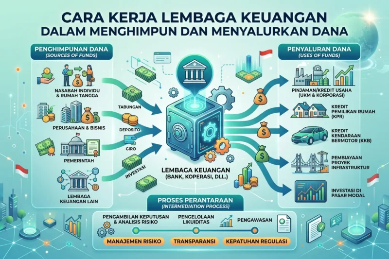 Cara Kerja Lembaga Keuangan dalam Menghimpun dan Menyalurkan Dana