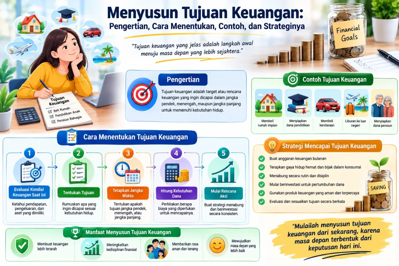 Menyusun Tujuan Keuangan: Pengertian, Cara Menentukan, Contoh, dan Strateginya (AiStudio)