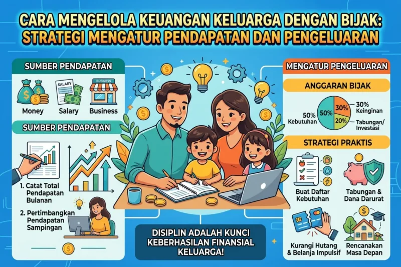 Cara Mengelola Keuangan Keluarga dengan Bijak: Strategi Mengatur Pendapatan dan Pengeluaran
