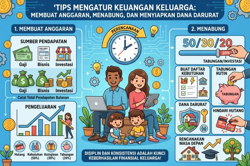 Tips Mengatur Keuangan Keluarga: Membuat Anggaran, Menabung, dan Menyiapkan Dana Darurat