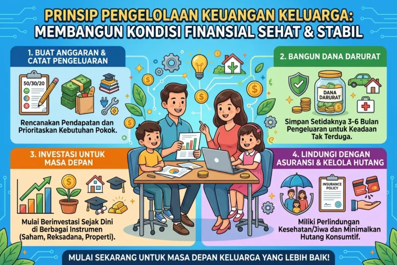 Prinsip Pengelolaan Keuangan Keluarga: Cara Membangun Kondisi Finansial yang Sehat dan Stabil