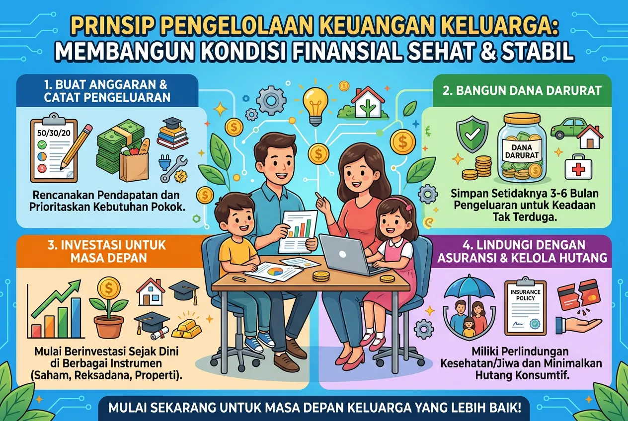 Prinsip Pengelolaan Keuangan Keluarga: Cara Membangun Kondisi Finansial yang Sehat dan Stabil (AiStudio)