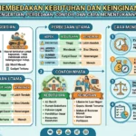 Membedakan Kebutuhan dan Keinginan: Pengertian, Perbedaan, Contoh, dan Cara Menentukannya (AiStudio)