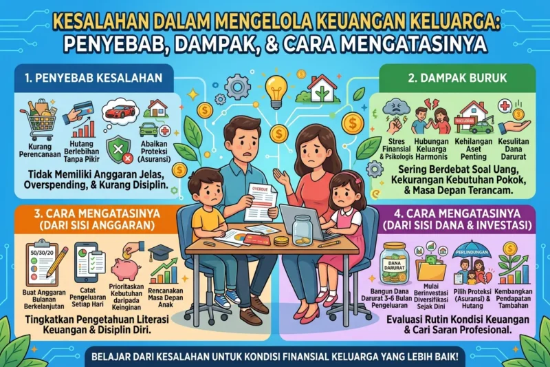 Kesalahan dalam Mengelola Keuangan Keluarga: Penyebab, Dampak, dan Cara Mengatasinya