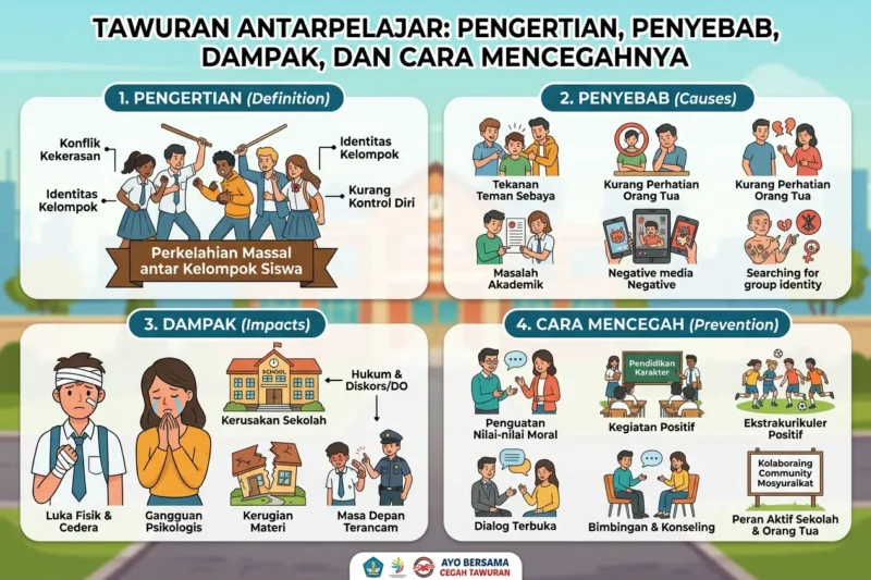 Tawuran Antarpelajar: Pengertian, Penyebab, Dampak, dan Cara Mencegahnya