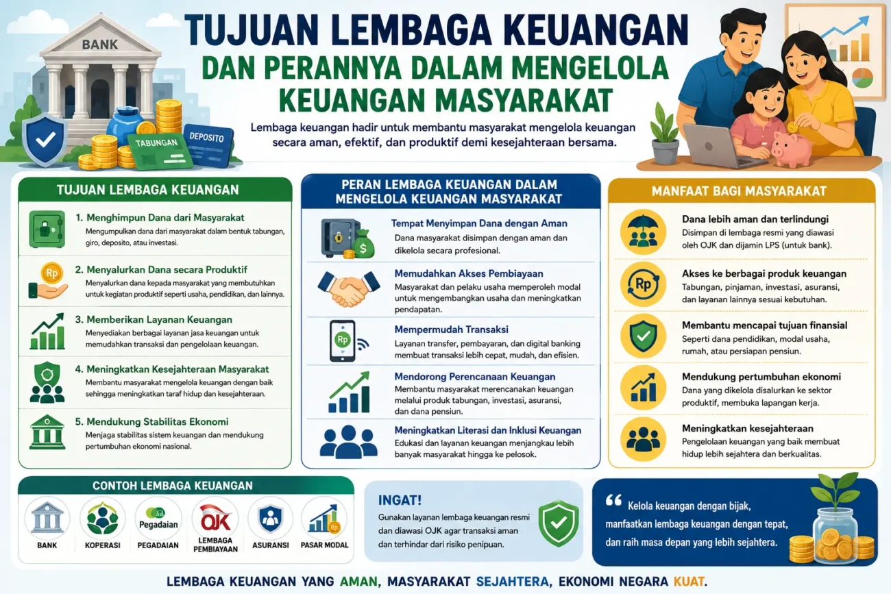Tujuan Lembaga Keuangan dan Perannya dalam Mengelola Keuangan Masyarakat (AiStudio)