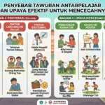 Penyebab Tawuran Antarpelajar dan Upaya Efektif untuk Mencegahnya (AiStudio)